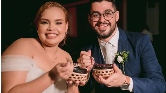 Imagem ilustrativa da notícia Vídeo: casamento com "open de açaí" surpreende convidados