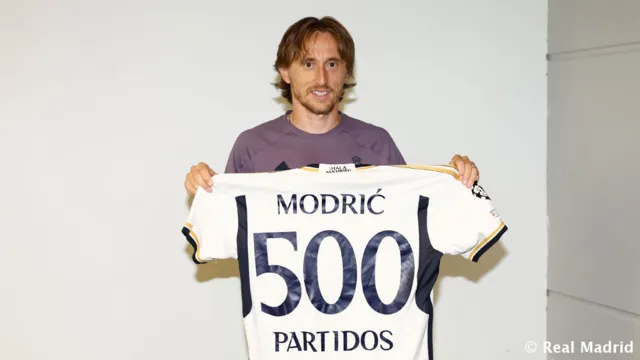 Imagem ilustrativa da notícia Modrić faz história e chega aos 500 jogos pelo Real Madrid