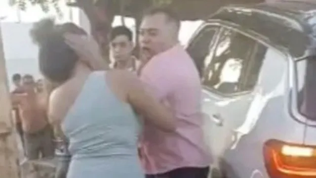 Imagem ilustrativa da notícia Vídeo: delegado agride mulher após acidente de trânsito 