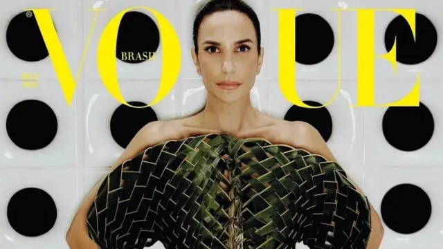 Imagem ilustrativa da notícia Ivete Sangalo usa roupa feita por paraense na capa da Vogue