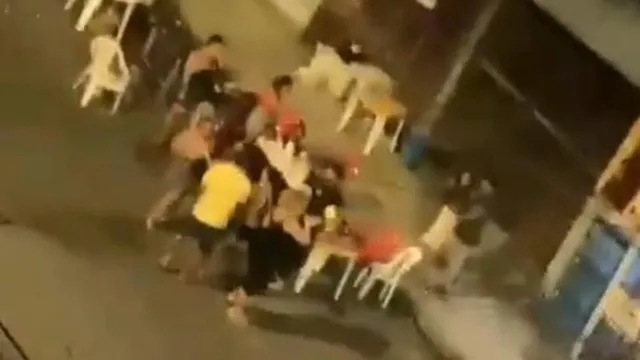 Imagem ilustrativa da notícia Vídeo: bebedeira termina em briga generalizada em Manaus