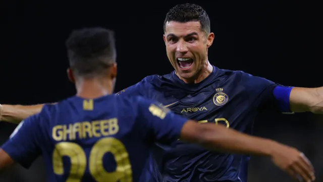 Imagem ilustrativa da notícia CR7 e brasileiros marcam e Al-Nassr vence no Sauditão