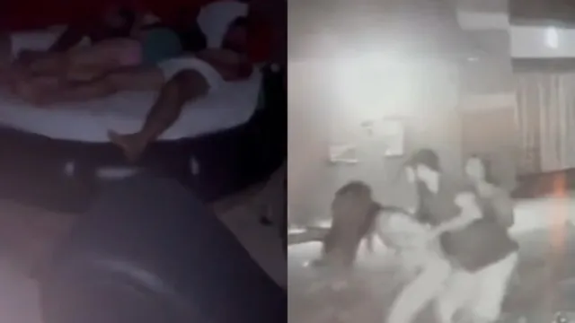 Imagem ilustrativa da notícia Vídeo: orgia em motel acaba em caso de polícia após agressão