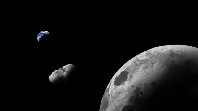 Imagem ilustrativa da notícia Pedaço da Lua pode estar orbitando próximo da Terra