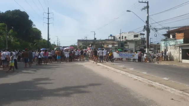 Imagem ilustrativa da notícia Manifestação fecha a avenida Perimetral nos dois sentidos