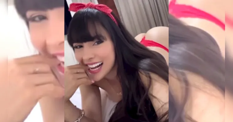 Imagem ilustrativa da notícia Juliana Bonde aparece seminua na cama: "olha as coisas"