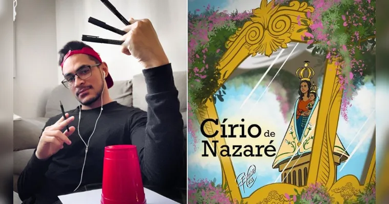 Imagem ilustrativa da notícia Em que você pensa quando se fala em Círio? Paraense desenha