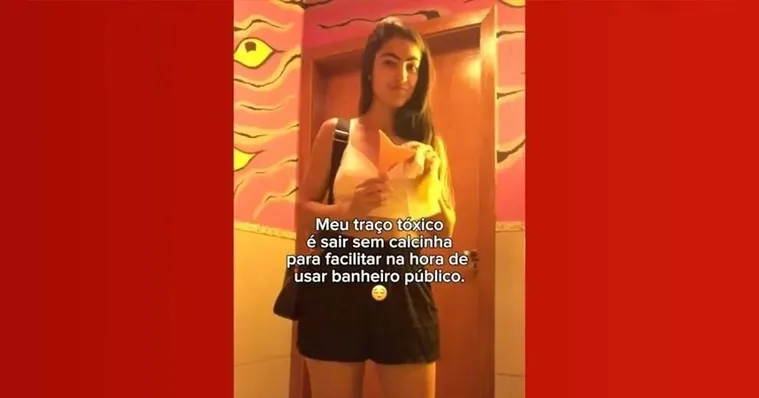 Imagem ilustrativa da notícia Vídeo: Mulher ensina a fazer xixi em pé em bar e viraliza