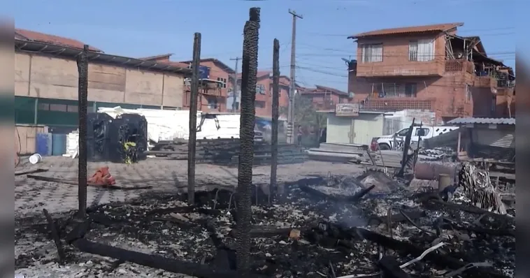 Imagem ilustrativa da notícia Vídeo: Incêndio na Terra Firme pode ter sido criminoso