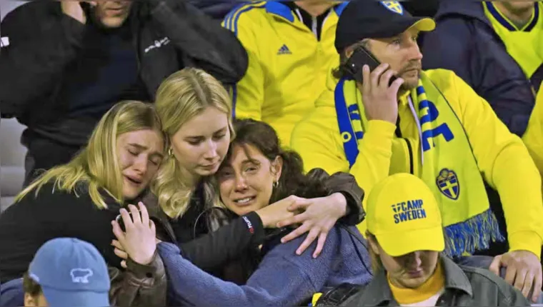 Imagem ilustrativa da notícia Bruxelas: Suécia x Bélgica é suspenso após ataque terrorista