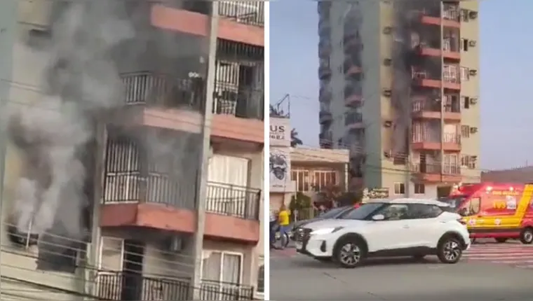Imagem ilustrativa da notícia Incêndio atinge prédio na avenida Pedro Miranda em Belém 