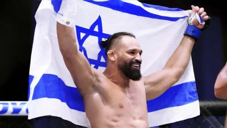Imagem ilustrativa da notícia UFC: Paraense recebe ameaças por carregar bandeira de Israel