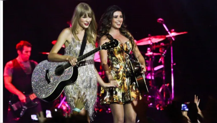 Imagem ilustrativa da notícia Para cantar com Taylor Swift? Paula Fernandes viaja para SP