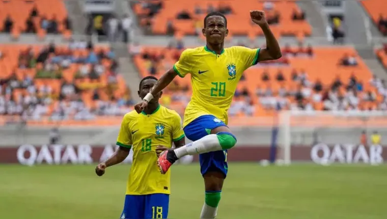 Imagem ilustrativa da notícia "Messinho" é destaque após goleada do Brasil Sub-17