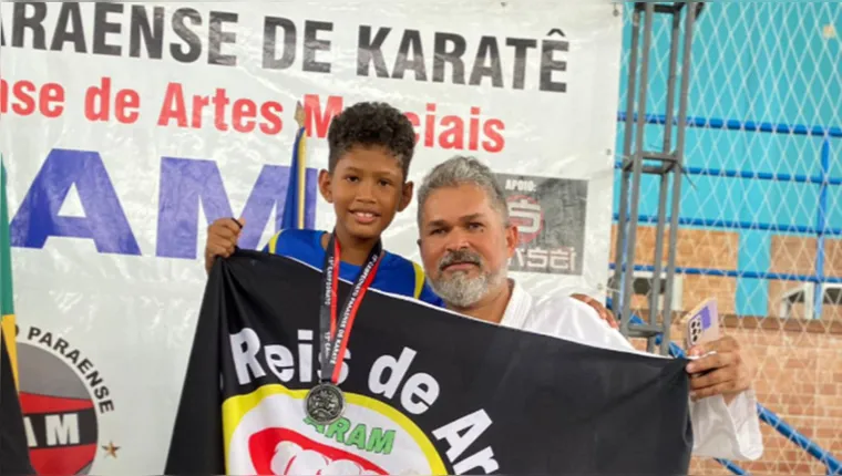 Imagem ilustrativa da notícia Pai e filho se unem para representar o Pará no Karatê