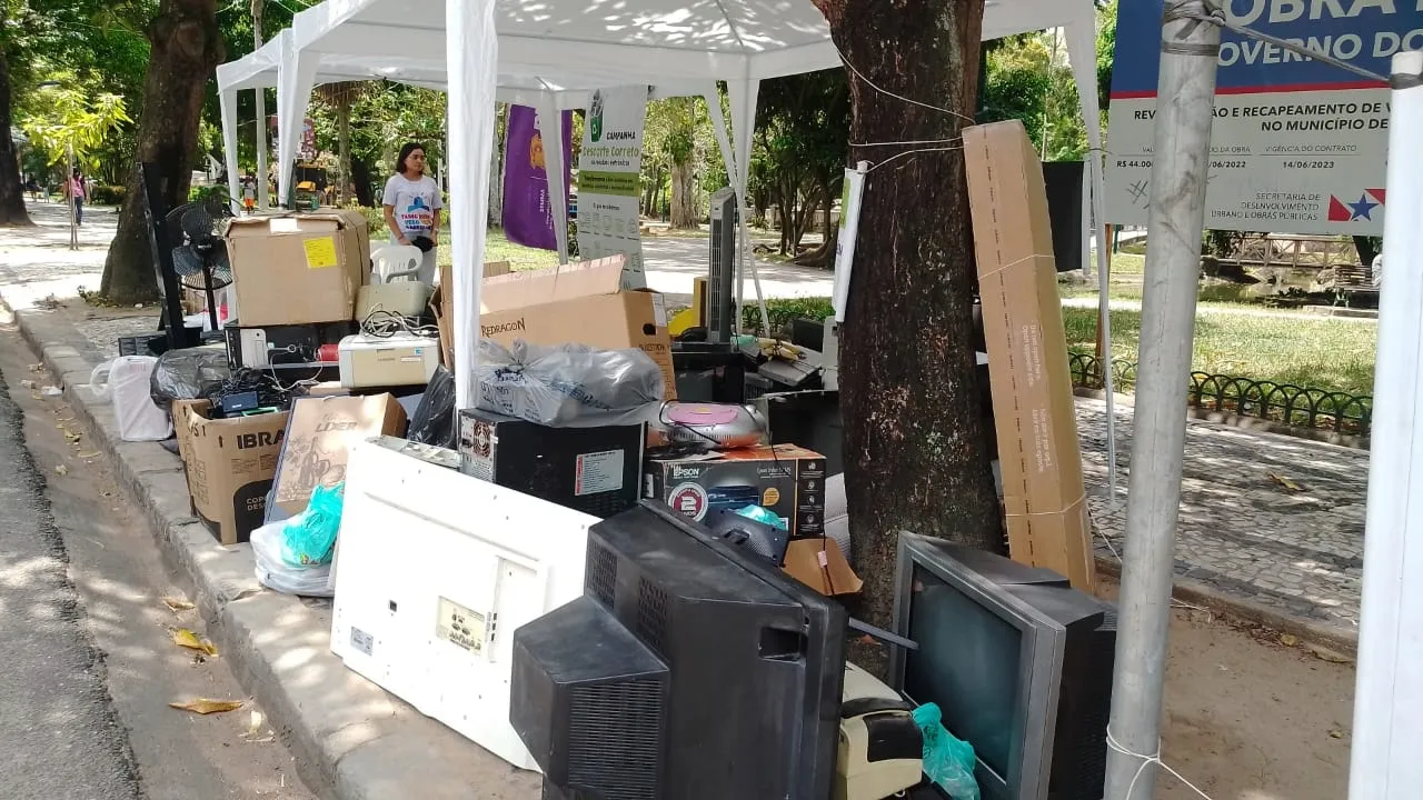 Interessados em descartar corretamente o lixo eletrônico podem procurar o posto de coleta que será montado na Aldeia Cabana, no bairro da Pedreira