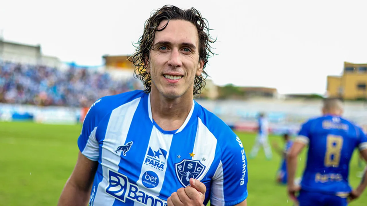 Nicolas tem 75% dos gols do Paysandu na temporada. Nada mal para o artilheiro do Parazão 2024.
