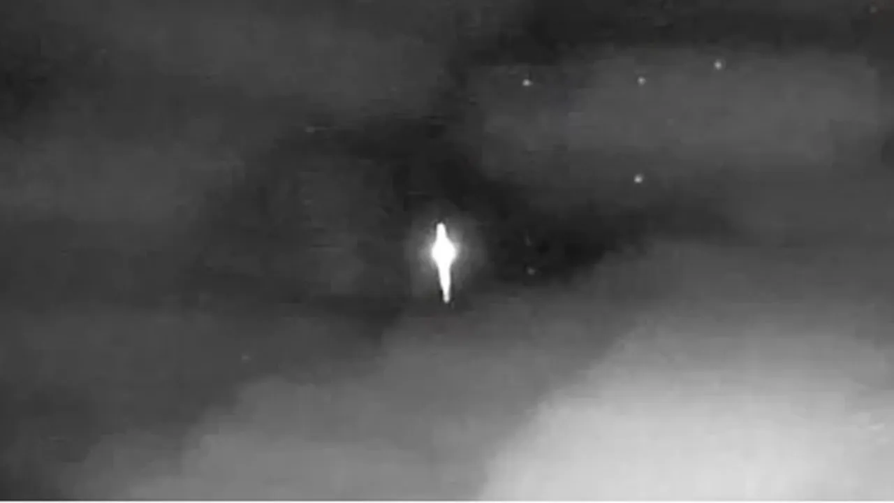 Imagens serão analisadas pela Rede Brasileira de Monitoramento de Meteoros, para uma possível identificação do OVNI