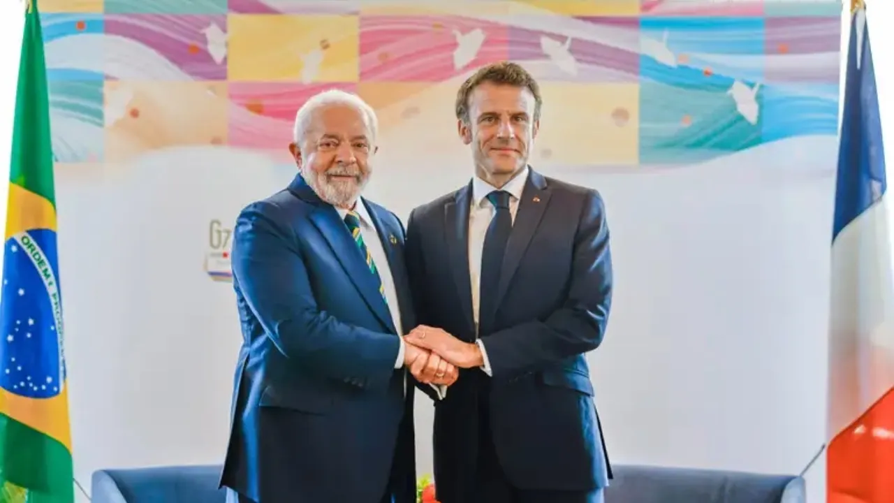 Presidente do Brasil e presidente da França