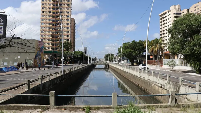 O canal da Tamandaré, em Belém