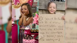 A pequena Hellena também ganhou um dia de princesa