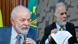 Lula e o embaixador do Brasil em Israel, Frederico Meyer