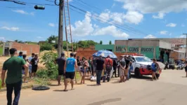 Acidente chamou a atenção da comunidade local