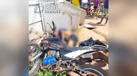 Denilson Martins das Neves, de 28 anos, perdeu o controle da moto e bateu em cheio no muro