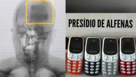 Com a revista pessoal, os telefones foram encontrados.