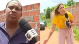Carla Gabriele, desmaiou durante uma entrevista ao vivo para o jornal Bahia Meio Dia, da TV Bahia