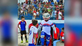 Mascote da equipe do Bragantino