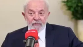 Lula em entrevista à rádio Itatiaia