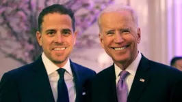 Hunter Biden e seu pai, o presidente dos Estados Unidos, Joe Biden.