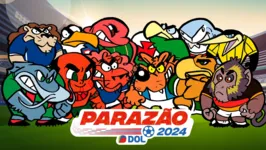 Imagem ilustrativa da notícia Cartuns de todos os mascotes do Parazão bombam na web