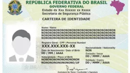 O documento substituirá a o modelo antigo do RG.