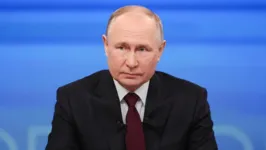 Putin participou do show tradicional na TV russa chamado "Os Resultados do Ano".
