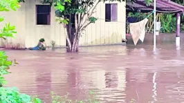 O volume de chuvas é intenso no município desde a semana passada e pode piorar esses dias.