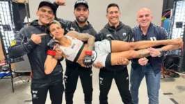 A paraense Amanda Lemos fez uma luta dura com Mackenzie Dern.