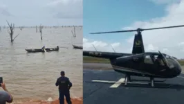 Local onde as buscas estão concentradas fica às margens do Lago da Usina de Tucuruí. Helicóptero desapareceu na última segunda-feira com três ocupantes a bordo
