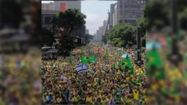 Multidão tomou conta das ruas para apoiar o ex-presidente Jair Bolsonaro