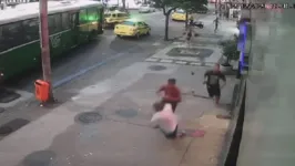 Violência em Copacabana no RJ