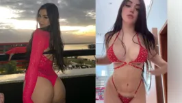 Imagem ilustrativa da notícia Vai explodir? Irmã de MC Melody dança com novo silicone