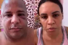 Marcelinho e a moça que ele diz ser amiga