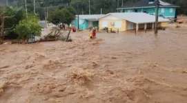 O ciclone que atingiu a costa do Rio Grande do Sul na última terça-feira (16)