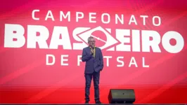 Cerimônia de lançamento da 1ª edição do Campeonato Brasileiro de Futsal.