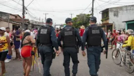 Policiamento foi reforçado em 70 localidades do Pará durante o Carnaval 2024