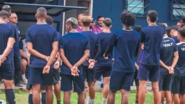 Antes da viagem, os jogadores do time sub-20 do Remo encerraram a preparação para a Copinha na última sexta-feira (29).