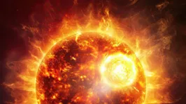 Fenômenos solares ocorrem dentro da atmosfera externa aquecida do Sol.