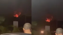 Explosão no aeroporto de Marabá pôde ser vista de longe por populares.