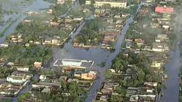 Cidade ficou fortemente afetada pelas chuvas